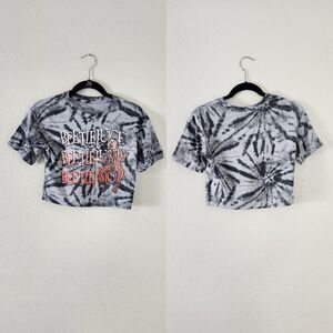 Beetlejuice Crop Top Size M